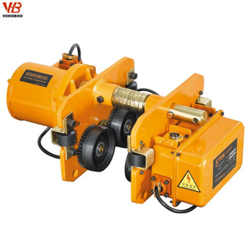 VOHOBOO Traveling Electric Trolley With Motor For Electrical Chain Hoist